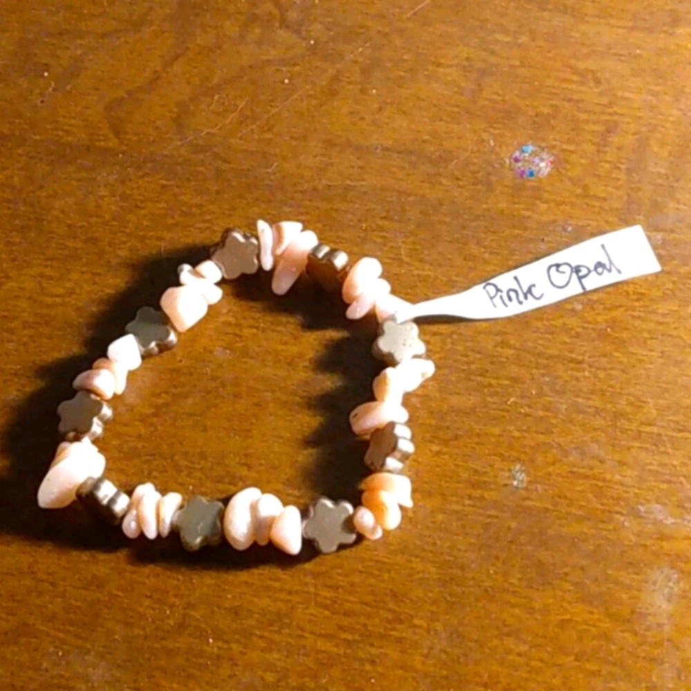 Genuine Gemstone stretch bracelet
